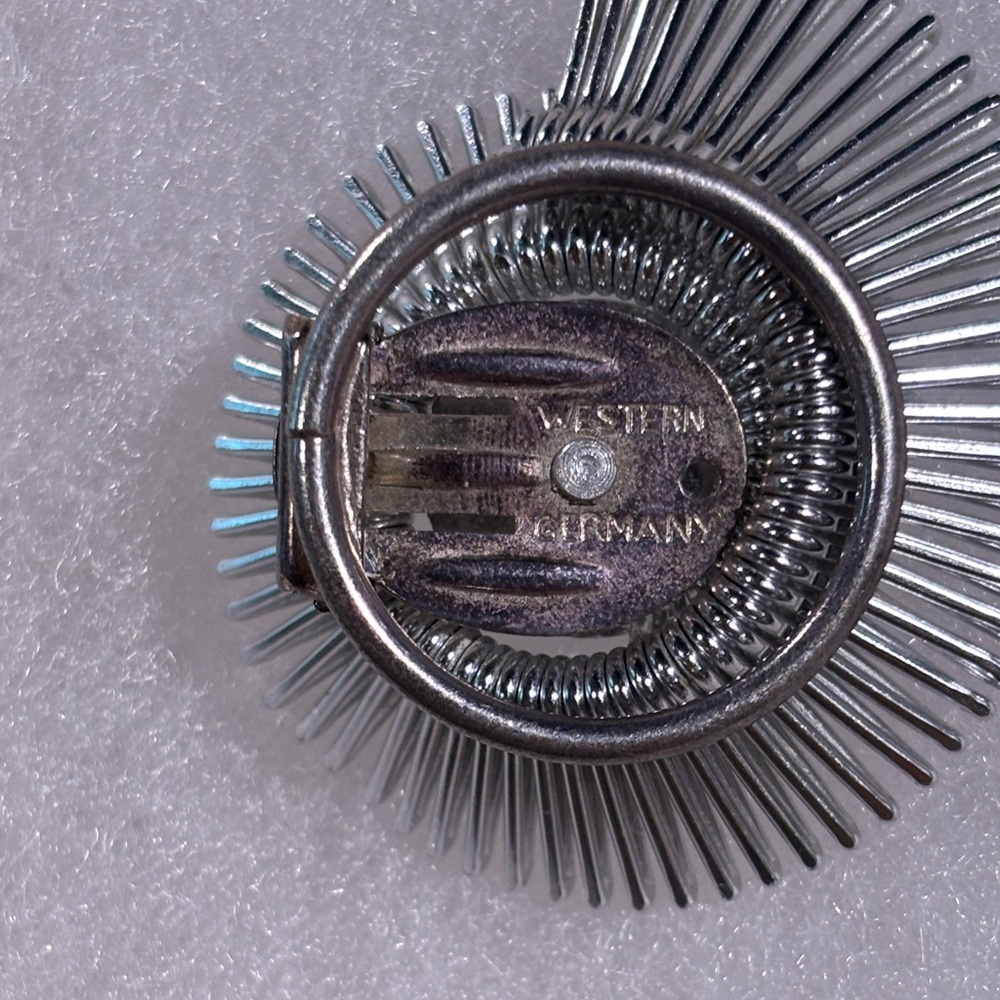 Vintage Made in Western Germany Silver Brooch - Picture 2 of 3